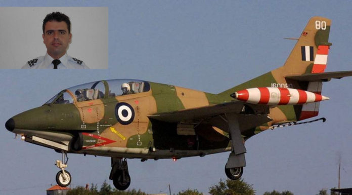 Νεκρός ο κυβερνήτης του εκπαιδευτικού αεροσκάφους Τ-2 που συνετρίβη