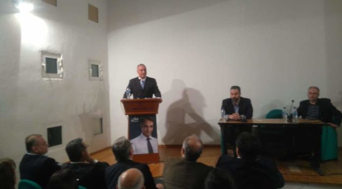 Ο Μανώλης Κεφαλογιάννης στήν Έδεσσα (φώτο & βίντεο)