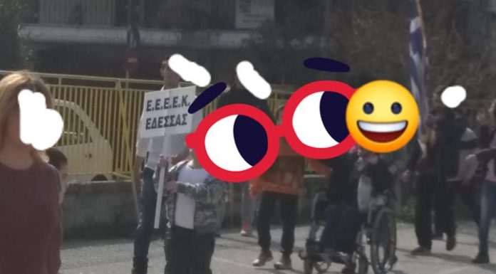 Μία όμορφη ιδέα ονειροπόλων εκπαιδευτικών στην παρέλαση της 25 Μαρτίου, στην Έδεσσα.