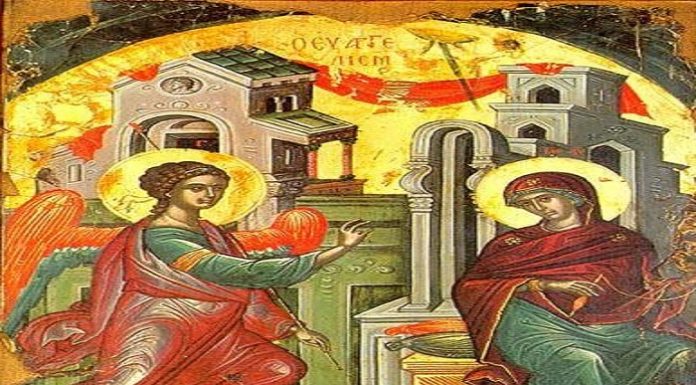 Μέγας Εσπερινός της εορτής του Ευαγγελισμού χοροστατούντος του Σεβασμιωτάτου Μητροπολίτου Εδέσσης, Πέλλης και Αλμωπίας κ. Ιωήλ