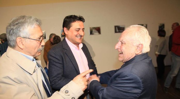 Ο υποψήφιος δήμαρχος Γιάννης Τσεπκεντζής στην τιμητική εκδήλωση του Φιλοπρόοδου Συλλόγου «Μ. Αλέξανδρος» για το Μάριο Λάζιο