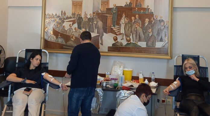 Πραγματοποιήθηκε εθελοντική αιμοδοσία στο Δήμο Σκύδρας