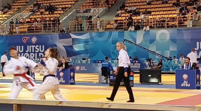 Η Χριστίνα Χατζή του Α.Σ. ΑΚΑΔΗΜΙΑ ΑΘΛΗΣΗΣ ΕΔΕΣΣΑΣ στο Ηράκλειο Κρήτης για το ΠΑΓΚΟΣΜΙΟ ΠΡΩΤΑΘΛΗΜΑ ΖΙΟΥ ΖΙΤΣΟΥ