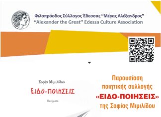 Ο ΦΣΕ «Μέγας Αλέξανδρος» παρουσιάζει τις «Ειδο-ποιήσεις» της Σοφίας Μιμιλίδου