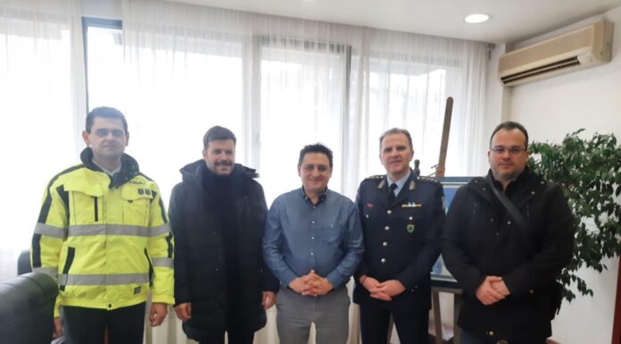 Δωρεά εξοπλισμού στην Αστυνομική Διεύθυνση Πέλλας
