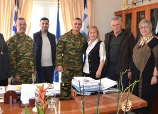 Συνάντηση της Δημάρχου Σκύδρας με το νέο Διοικητή της ΙΙας Μ/Κ Μεραρχίας Πεζικού