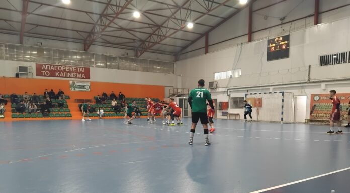 Με πολύ μεστή εμφάνιση ο ΑΕΡΩΠΟΣ επικράτησε στην Θεσσαλονίκη του Φοίβου Συκεων με σκορ 21-24