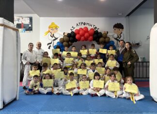 Το Σάββατο 14 Μαρτίου πραγματοποιήθηκε στα Γιαννιτσά μια φιλική προετοιμασία Ζίου Ζίτσου για τις μικρές ηλικίες