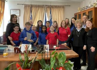 Επίσκεψη Δημοτικού Σχολείου της Ουαλίας στο Δήμο Σκύδρας