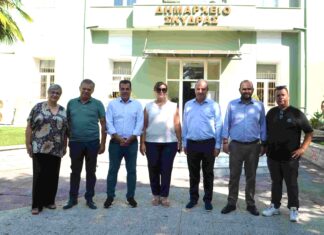 Συνάντηση της Δημάρχου Σκύδρας Κατερίνας Ιγνατιάδου με τον Υπουργό Μετανάστευσης κι Ασύλου Αθανάσιο Πλεύρη