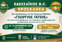 ΠΡΟΣΚΛΗΣΗ ΒΡΑΒΕΥΣΗΣ ΠΑΛΑΙΜΑΧΩΝ ΕΔΕΣΣΑΪΚΟΥ ΣΤΟ ΜΠΑΣΚΕΤ